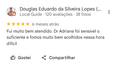 Print de avaliação no Google 8
